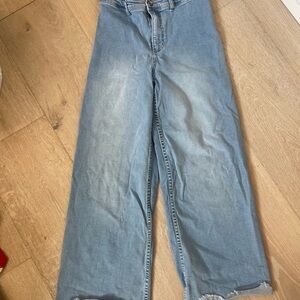 Billabong Blue Flare Wide Leg Jeans